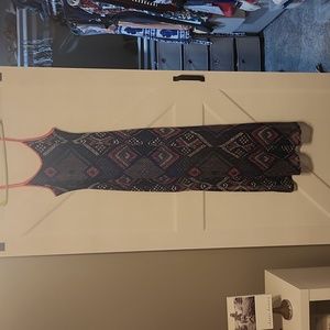 Geometric maxi dress